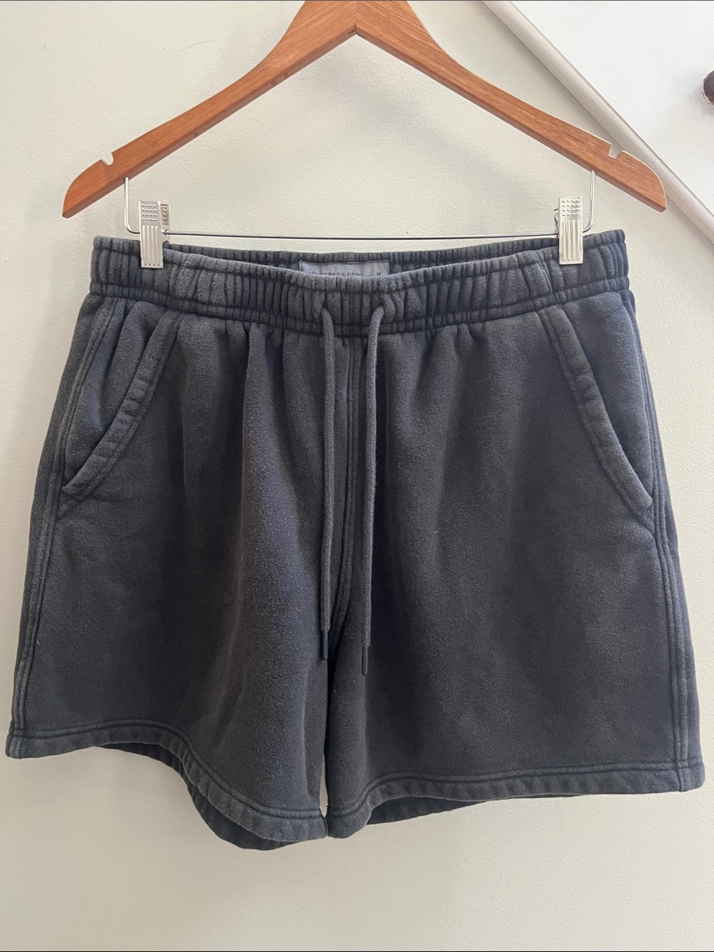 Abercrombie & Fitch Soft A&F Essentials Relaxed Fit Shorts Grey Medium